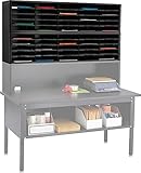 Safco Products 7751BL E-Z Sort Mail Station Sorter Module, Black