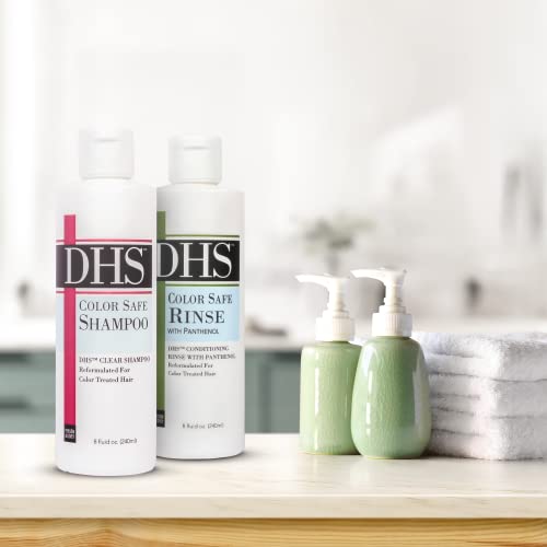 Dhs Color Safe Shampoo And Rinse Set - Safe For Color Treated Hair, Fragrance Free And Dye Free, Color Protecting For All Hair Types, 8 Oz (Set Of 2) #TOP5