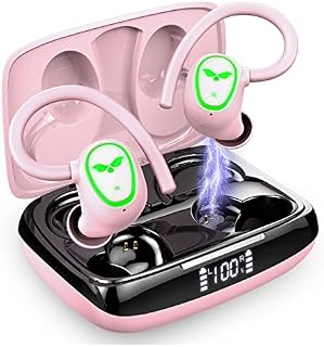 Wireless Earbuds, Wireless Headphones Running Bluetooth 5.3 Headphones with Dual Mic, In Ear Wireless Earphones Noise Cancelling Ear buds Sport Earhook IP7 Waterproof, 48H Stereo Headset, USB-C