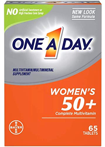 ONE A DAY Womenâ€™s 50+ Healthy Advantage Multivitamins, Supplement with Vitamins A, C, E, B1, B2, B6, B12, D and Calcium, 65 Count