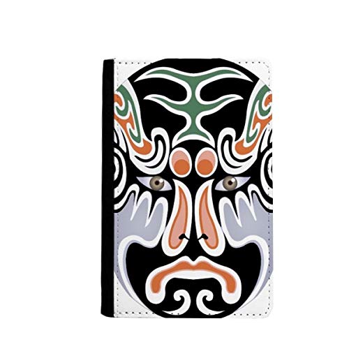 Porte-passeport coloré Peking Opera Mask Longhumen une idée cadeau originale pour voyageur