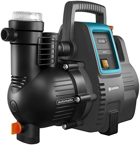 Gardena automatyczny hydrofor 4000/5E: energooszczędna pompa hydroforowa i do nawadniania, wykorzystująca innowacyjną technikę, z łatwą obsługą, wydajność 4000 l/h, cicha praca (1758-20)