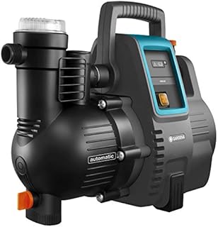 Gardena automatyczny hydrofor 4000/5E: energooszczędna pompa hydroforowa i do nawadniania, wykorzystująca innowacyjną technikę, z łatwą obsługą, wydajność 4000 l/h, cicha praca (1758-20)