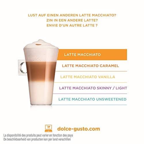 Nescafé Dolce Gusto Latte Macchiato Koffie Cups, 48 Stuks (3 x 16 Capsules) - Afbeelding 7