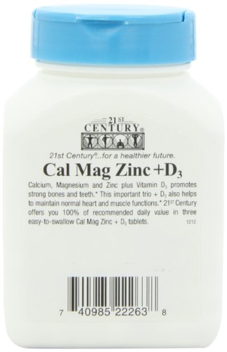 21St Century Cal Mag Zinc +D Tablets, 90 Count (Pack Of 2) #TOP1