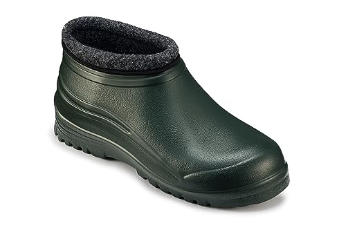 ESTRO Gummistiefel Gefüttert Herren Clogs - Regenstiefel Herren Winter Warm Gefütterte Gummistiefel Männer K042 (43 EU, Dunkelgrün)