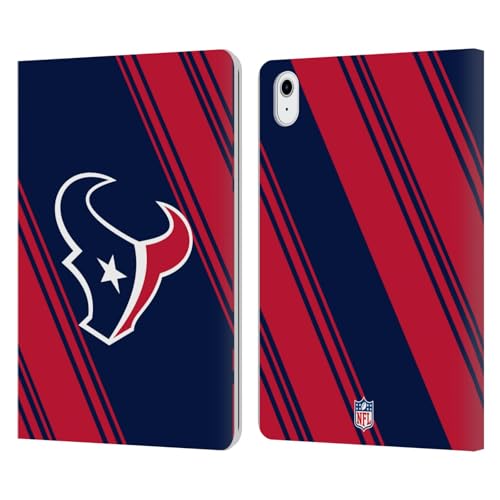 Étui portefeuille iPad Air 11 en cuir Head Case Designs NFL Houston Texans