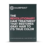 Hairprint True Color Restorer in Dark | Patented for Restoring Gray Hair | Replenishes Natural Pigment | Adds Body, Strength, & Texture | At-Home Treatment | Dye-Free & Non-Toxic