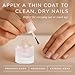 Côte Beauty Nail Strengthening Base Coat, Smooths Nails with Horsetail Extract, Vegan, Cruelty-Free, Fast Drying Nail Strengthener Base Coat, Primer for Polished Nails, 0.27 fl oz (8 ml)