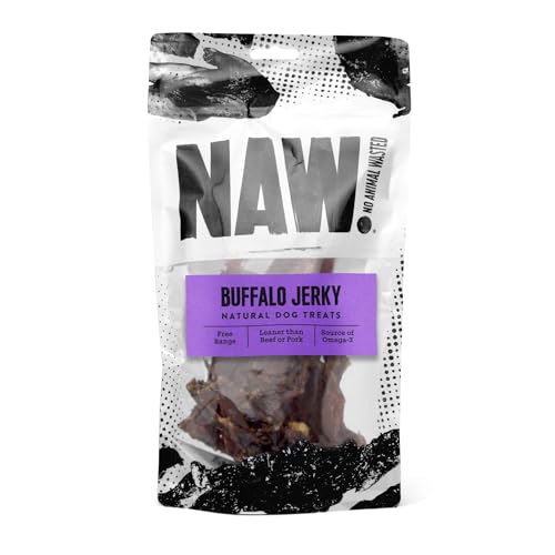 NAW | Buffalo Jerky | 100g Pack | Premium Dog Treats | Helps Support Healthy Dental Hygiene | 100% Buffalo | A Leaner Source Of Protein