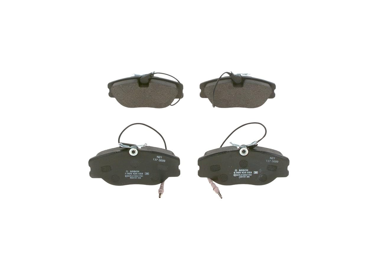BOSCH Jeu de garnitures de frein, frein à disque 0986424033