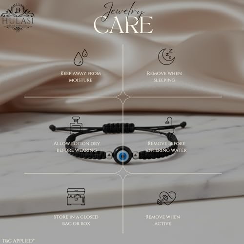 Image of 925 Sterling Silver Evil Eye Bracelet for Men and Women - Nazariya Ankh wala Pure Chandi Ka Hand Band | Buri Nazar se Protection ke Liye | Najar Battu