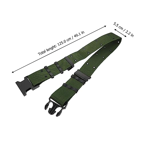 PartyKindom 1pc Multifunctional Outdoor Waist Belt Heavy Duty Webbing Belt for Training Hiking and Utility Workers2
