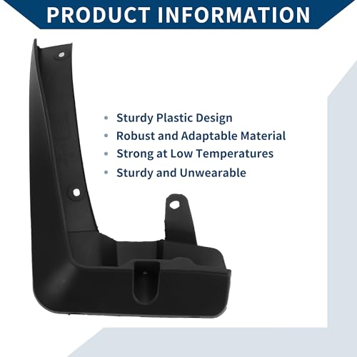 Image of Mud Flaps Splash Guards W /Mount Accessories for BMW X3 2018-2023 Front and Rear Mud Guards 1 Set