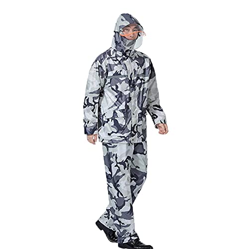 Chaqueta impermeable para hombre color gris talla L miniatura 1