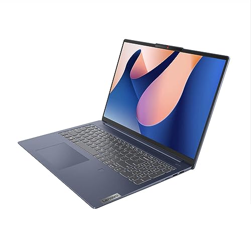 Image of Lenovo 2023 IdeaPad Slim 5i Laptop, 16 inch WUXGA IPS Touchscreen, CPU i7-1355U (10 cores), 16GB DDR5 RAM, 1TB SSD, Intel Iris Xe Graphics, Wi-Fi 6, Backlit Keyboard, Windows 11 Home