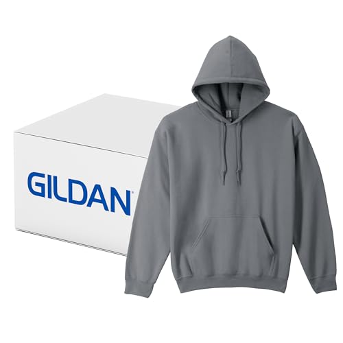 Image of Gildan Adult Fleece Hoodie Sweatshirt, Style G18500, Multipack