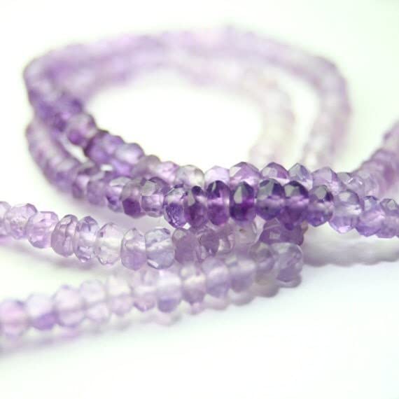 Améthyste micro facettée set de gemmes violettes pour fabriquer un cadeau unique