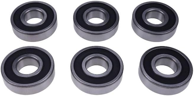 Aftermarket 6 Pcs Spindle Bearing JD9467 JD9299 Fit Intended For Engine 6067 6135 Mower WG32A WG36A WG48A WH48A WH52A WH61A