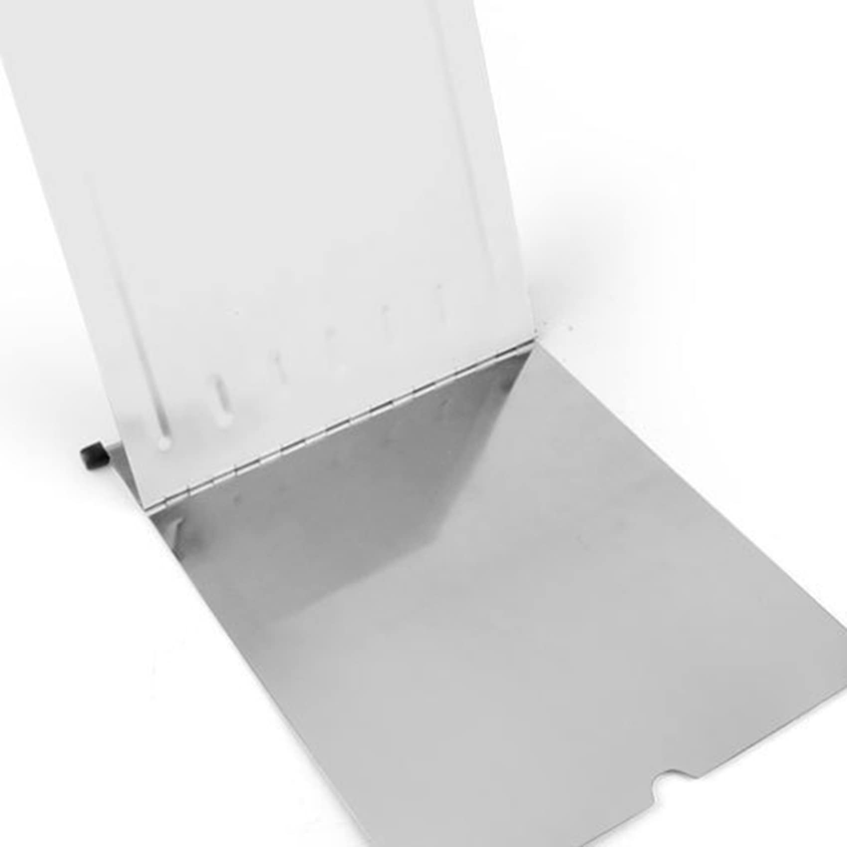 2 cartelline portablocco in metallo A4 in acciaio inox con clip per cartelle per ufficio scuola insegnamento medico infermiera