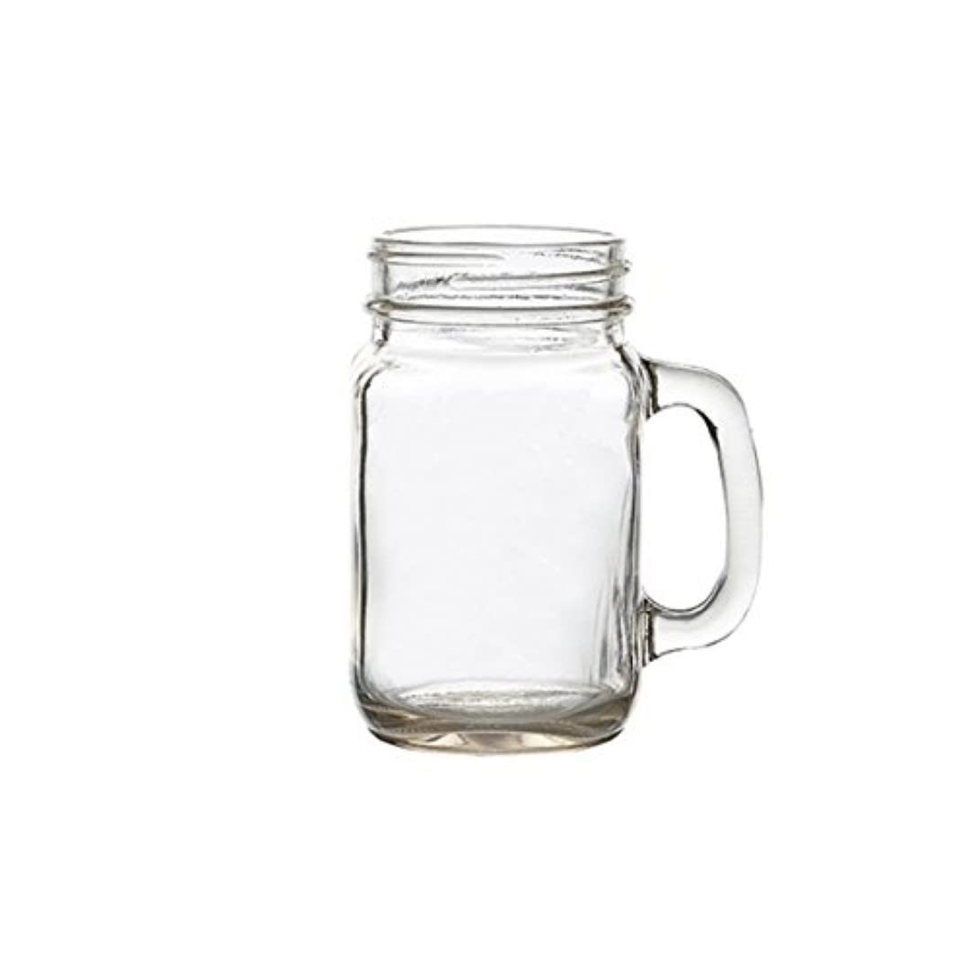 Genware NEV-MAS500 Glass Mason Jar, 50 cl/17.5 oz. (Pack of 12)