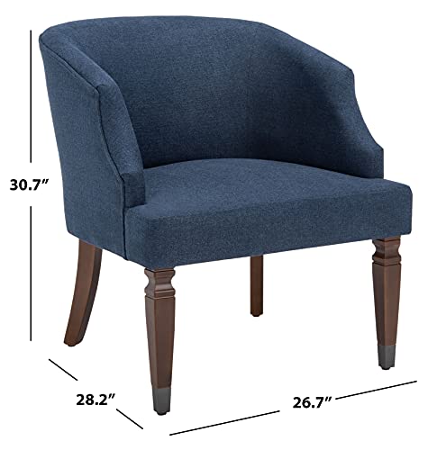 Sillón Plegable Tela Azul marino miniatura 3