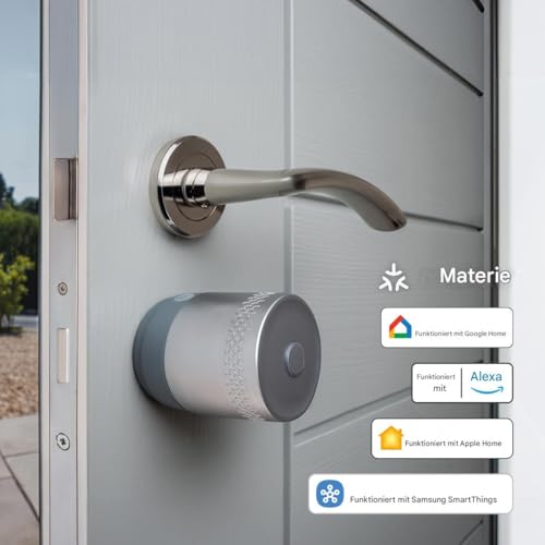 Yale - Linus Smart Lock L2 Lite - Silber - 05/109100/SI - Schlüsselloser Zugang - Einfache Installation - Matter-kompatibel | Digitale Schlüssel - Echtzeitaktivität - Yale Home App – Bild 6