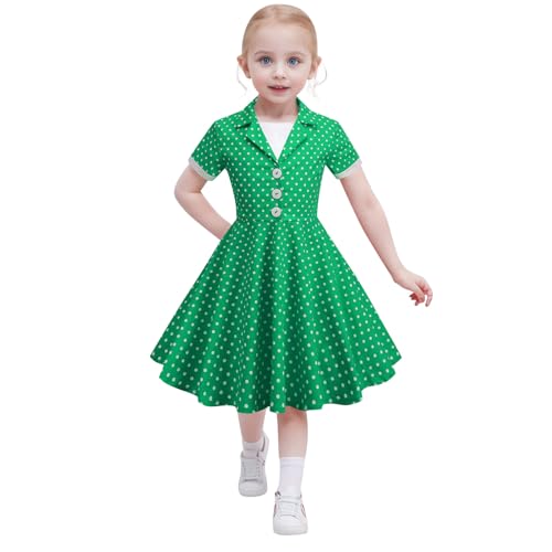 Robe à manches courtes style années 50 pour fille le cadeau de mariage idéal