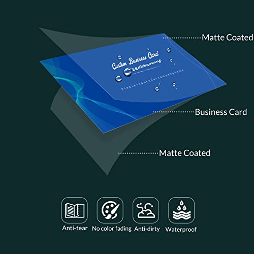 Custom Business Cards Personalized Business Card Double Side Customized Business Cards With Logo/Text, Business Card For Company, Business, Thanks #TOP4