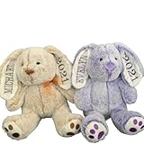 Personalized Easter Bunny Stuffed Animal - Rabbit Plush Toy for Kids - Plushies with Name - Custom...