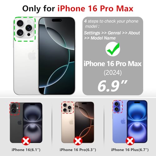 Varikke Wallet Case for iPhone 16 Pro Max Compatible with Magsafe, Rosegold by Varikke - Used condition - Image 6