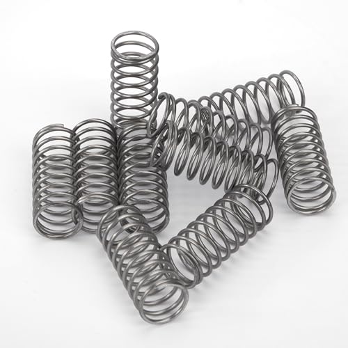 GUNGY Druckfeder Edelstahl Feder Druckfedern 30mm Drahtdurchmesser 1,1mm Innendurchmesser 10mm Länge 30mm Maximale Federkraft 1,2kg 10 Stück