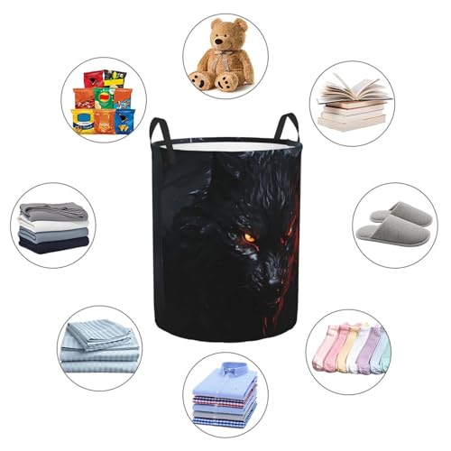 Panier à linge imperméable avec poignées robustes et revêtement intérieur étanche