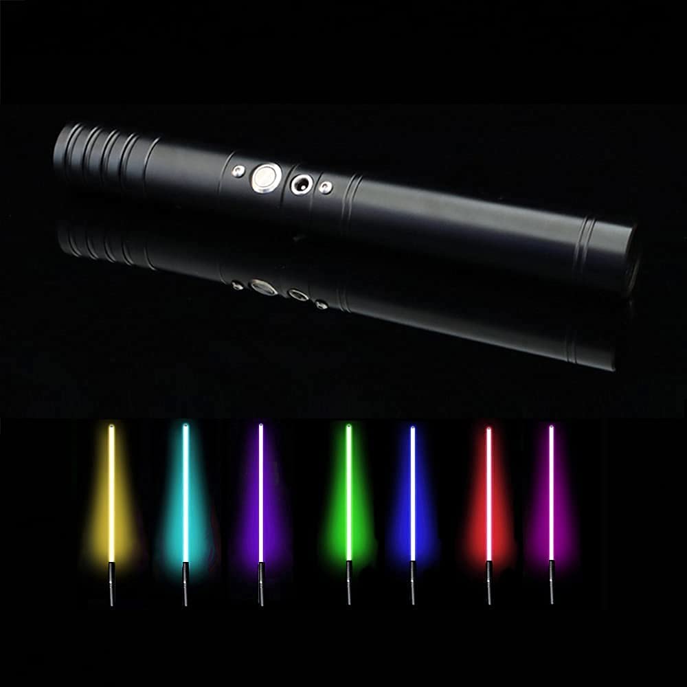 Light Saber - Metal LED Force FX Heavy Dueling Light-saber for Adults, Loud Sound High Light with FOC for Halloween
