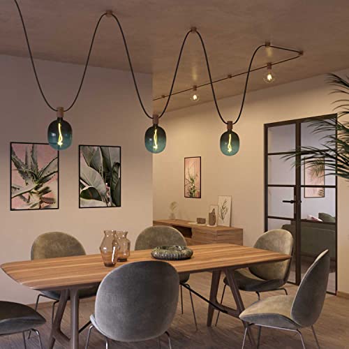 Portalampada in Legno per Cavo per catenaria e