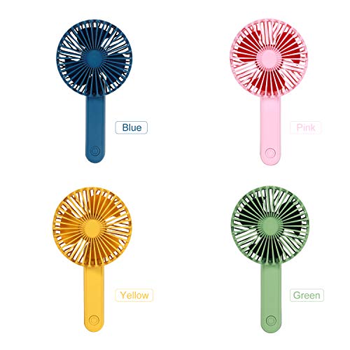 Ajcoflt Ventilador portátil Mini Ventilador Dobrável Portátil de 3 Velocidades de Baixo Ruído Ventil