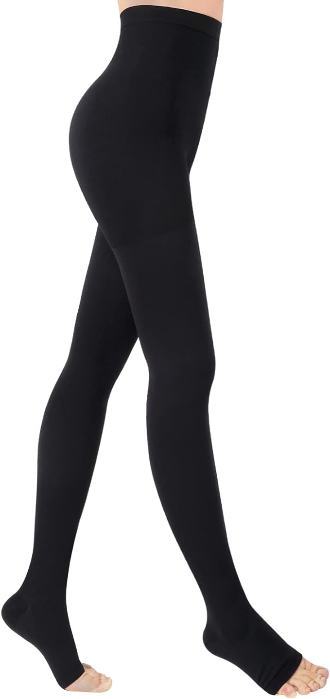 Medical Compression Pantyhose for Women & Men, 20-30mmHg Compression Stockings