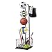 ARHAT ORGANIZERS Carbon Steel Sports Ball Stand|Portable Multiple Stand For Football Basketball Volleyball
