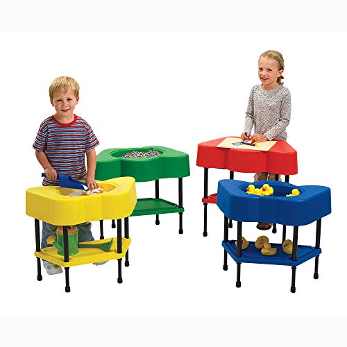 Angeles Toddler Sensory Table with Lid, Blue, AFB5100PB, Adjustable Kids Sand & Water Activity, Daycare or Preschool Indoor-Outdoor Play Equipment