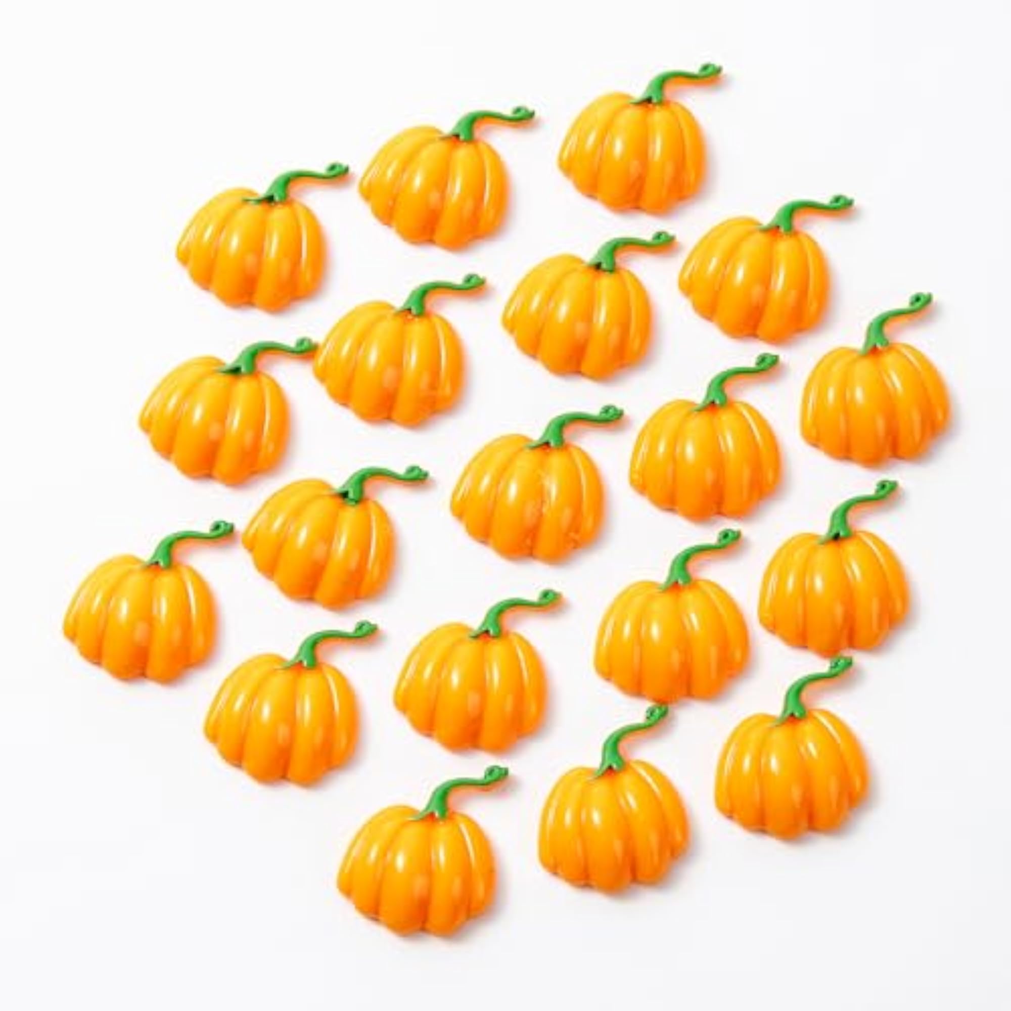 40 Pcs Mini Resin Pumpkins for Halloween