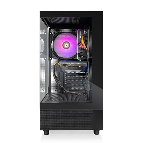 Image of Thermaltake LCGS Vista i460 Gaming Desktop (Intel Core i5-14400F, ToughRam 16GB DDR5 5600MT /s RGB Memory, NVIDIA GeForce RTX 4060, 1TB NVMe M.2, WiFi, Windows 11) V27B-B760-460-LCS