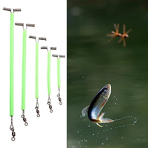 20 Piezas Aceros Inoxidables Líneas de Pesca con Conectores miniatura 3