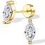 14K Gold - Marquise