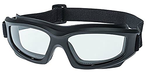 Clear Lens Motorcycle Goggles For Men: Heavy-Duty Riding Goggles w/Hard Case, Cleaning Cloth, And Pouch by Get Lost