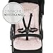hauck Universal Sitzauflage für Buggys Kinderwagen & Fahrradanhängern aus Atmungsaktiver, Weicher Baumwolle, Einfache Befestigung, für Sommer & Winter (Pushchair Seat Liner, Flowers Rose)