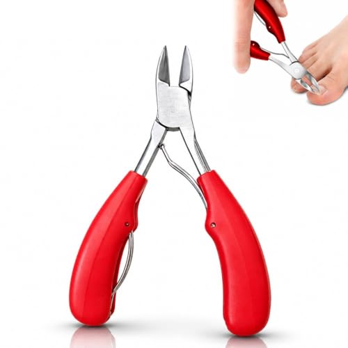 Image of Toe Nail Clipper, Professional Thick & Ingrown Toenail Correction Tool, Pedicure Clippers Toe Nail Cutter for Men & Women, Super Sharp Curved Blade Grooming Tool | Multipurpose