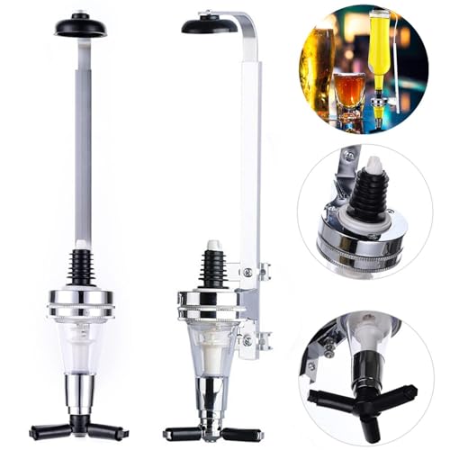 Dispensador de cócteles y bebidas con soporte de pared estable de aluminio 45ml 5