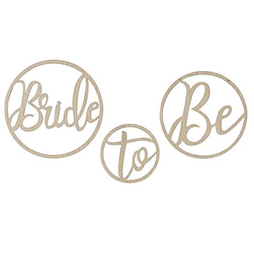 Ginger RayWooden Bride To Be Decoration Hoops