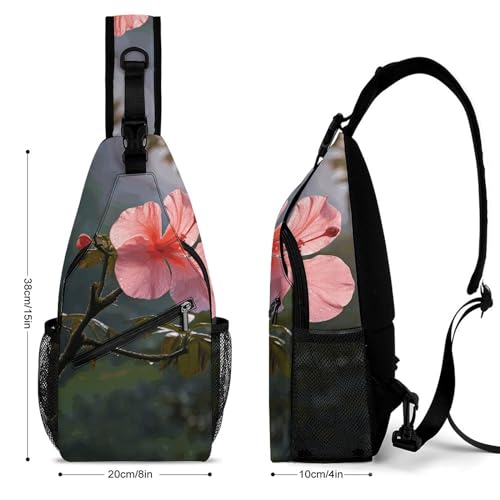 Mochila deportiva sling bag para viaje 38x20 cm miniatura 2