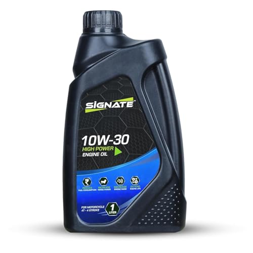 Image of Signate 10W30 4T Scooter Engine Oil 1L | Maximum Engine Protection & Power Formula For High Performance, 1L